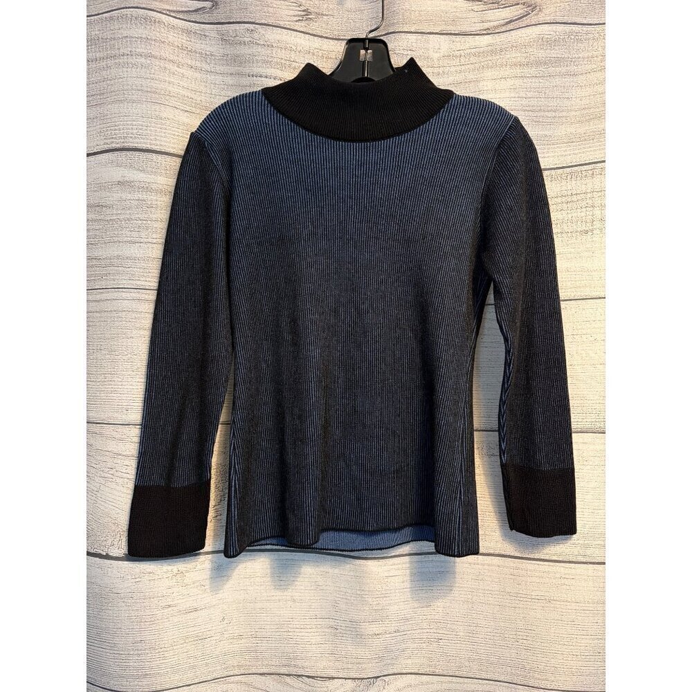NWT Angel Ribbed Knit Pullover Sweater Top W/ Mock Neck Size XS